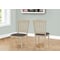 Monarch Specialties Dining Chair, 39 in. Height, Set Of 2, Dining Room, Kitchen, Side, Antique Grey, Grey Fabric I 1392 - alternate 1